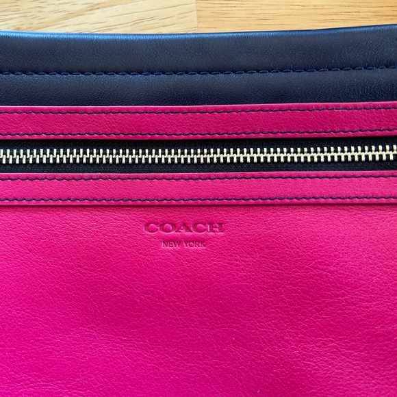 Coach Legacy Colorblock Leather Large Clutch - Picture 3 of 8